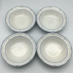 4 Covington Edition Avondale  Cereal Dessert Bowls 6⅞"  Stoneware Made In Japan